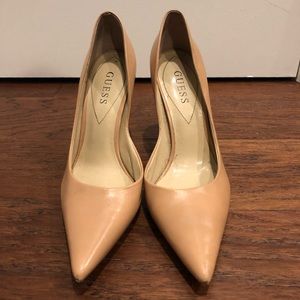 Guess Tan Leather Pumps